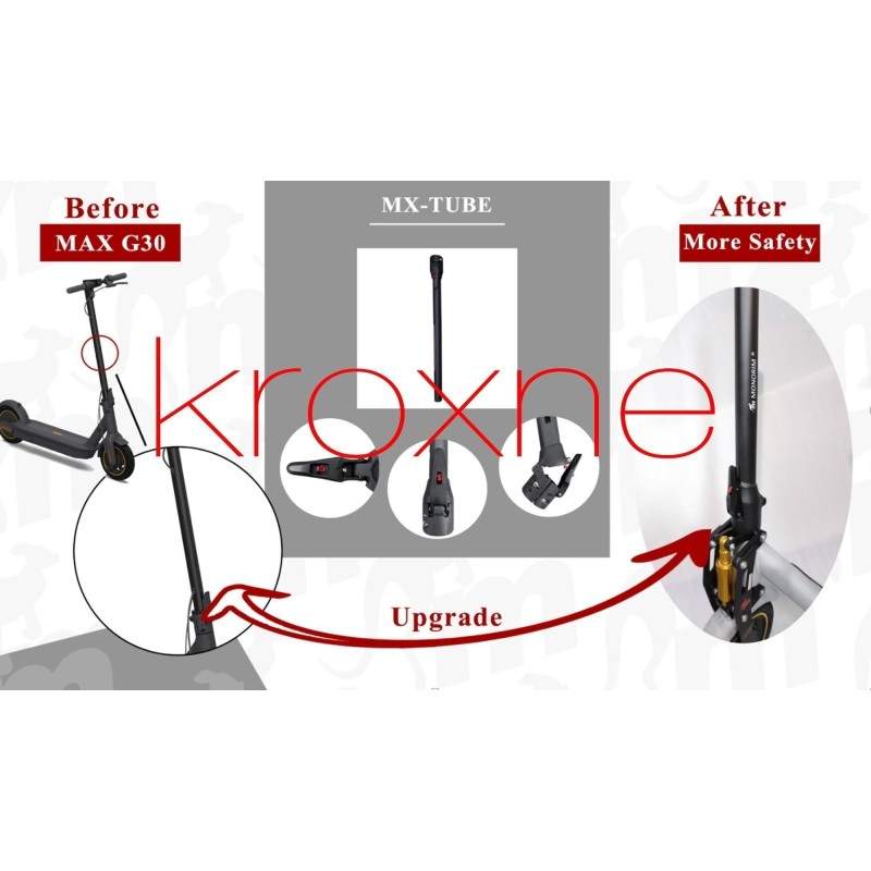 Monorim-mast voor Xiaomi elektrische scooters en Ninebot Max Monorim - 4 Monorim-mast voor Xiaomi elektrische scooters en Ninebo