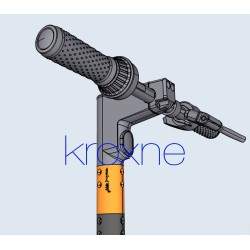 Sharkset verlenger voor de mast compatibel met Ninebot Max Sharkset - 2 Verleng de hoogte van het stuur met deze 6 cm verlenger 