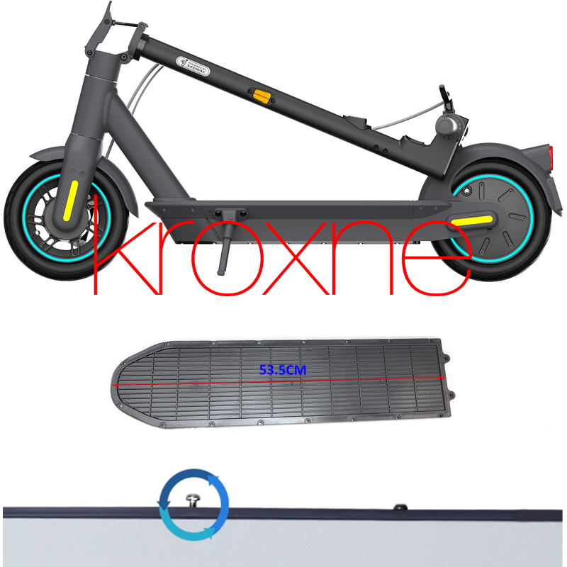 Kálymma batarías gia Ninebot Max G30, G30D, G30P, G30LE, G30LP - óla ta montéla. Segway - Ninebot - 1 Κάτω κάλυμμα για το ηλεκτρ
