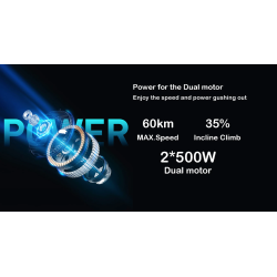 AWD 1000w dviejų variklių komplektas (du 500w varikliai) – komplekte yra baterija ir elektronika Monorim - 1 Jūs gausite dviguba