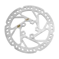 Bromsskiva 135mm med 5 hål  - 1 Bromsskiva 135mm med 5 hål
135 mm tandad bromsskiva - 5 håls rotor
Uppgradera din bromsskiva frå