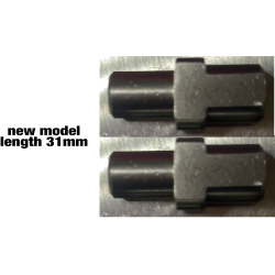 Extended nuts and extended bolts to install the motor with disc brake on the MR1 or DMR1 rear suspension Monorim - 1 
Installs t