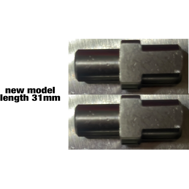 Extended nuts and extended bolts to install the motor with disc brake on the MR1 or DMR1 rear suspension Monorim - 1 
Installs t