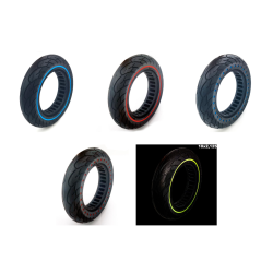 Drox 10 x 2,125 Pulged Solid Tire (Very Light Sound Wheel)  - 10 
Install 10 Pulged solid tires - don't click anymore.
If you pr