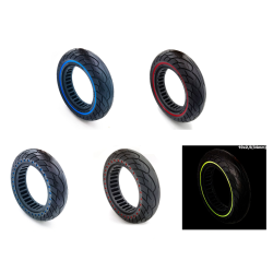 Wagon massieve band 10 x 2,5 inch (zeer licht massief wiel voor 34 mm velgen)  - 7 
Monteer massieve banden van 10" x 2,5" - gee