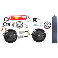 Monorim Dual32 Ultra (yra du 350 W varikliai) Monorim - 2 36v 14400mah baterija su 30Ah BMS
Jame yra du vardiniai 350 W variklia