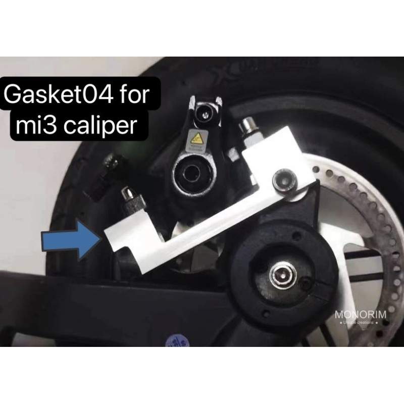 Nosilec zavorne čeljusti na zadnjem vzmetenju MR1 in DMR1 - tesnilo Monorim 01, 02 in 03 Monorim - 4 
Nosilec namestite zavorno 