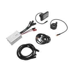 Polnyy vodonepronitsayemyy komplekt kontrollera dlya elektrovelosipeda s panel'nym displeyem S866 v versiyakh na 36 V i 48 V. KR