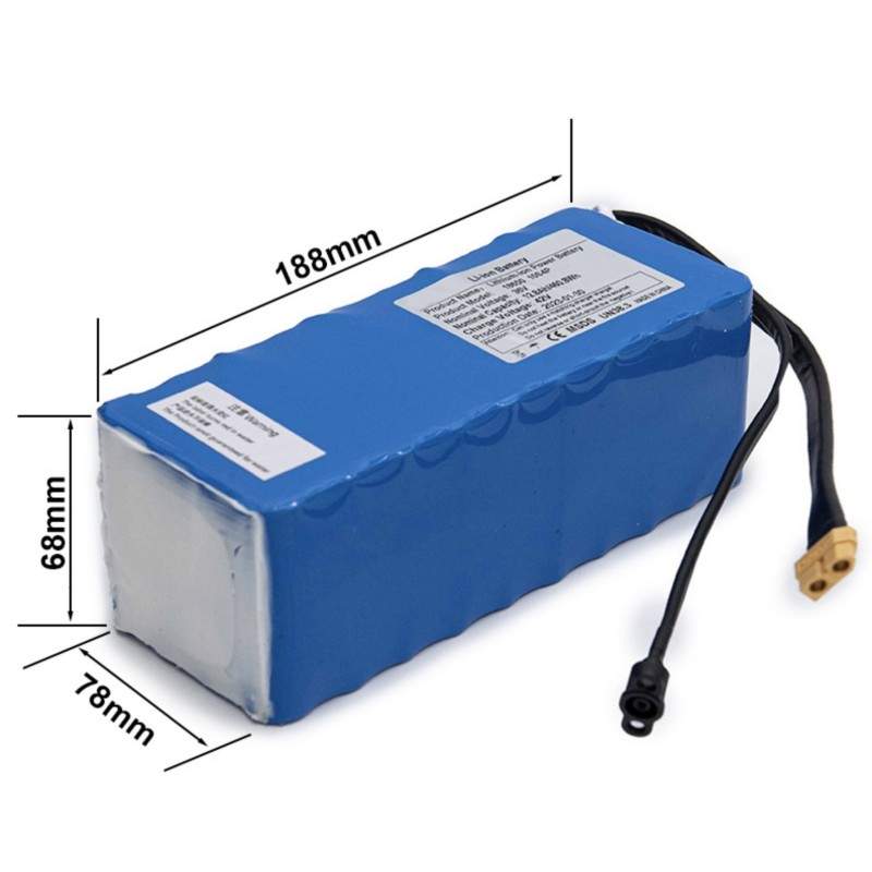 Batteria esterna aggiuntiva 36v 10400mah per scooter elettrico o bicicletta elettrica  - 2 Batteria esterna aggiuntiva 36v 10400