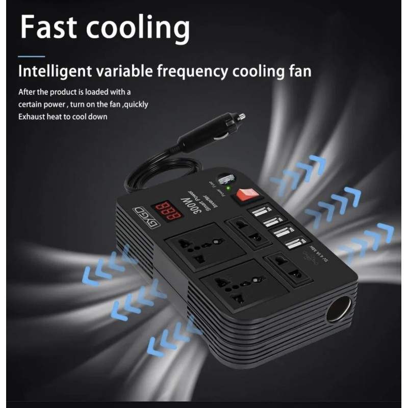 Invertor de la 12v la 220v pentru a încărca scuter sau bicicletă electrică în caravana/Camer  - 1 Invertor de la 12v la 220v pen