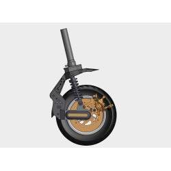 Suspensão dianteira Sharkset com travão de disco para Ninebot Max G30E ll/G30 LE/G30D/G30LP, Segway Max G2/G65.  - 7 Suspensão d