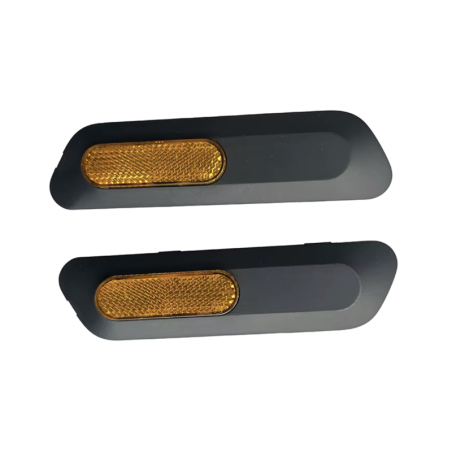 Front fork reflector housing or reflector fairing for Segway Ninebot E2 Pro or similar  - 1 Front fork reflector housing or refl