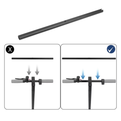 Manubrio prolungato da 52 cm per scooter elettrici Xiaomi, Ninebot o simili.  - 2 Manubrio prolungato da 52 cm per scooter elett