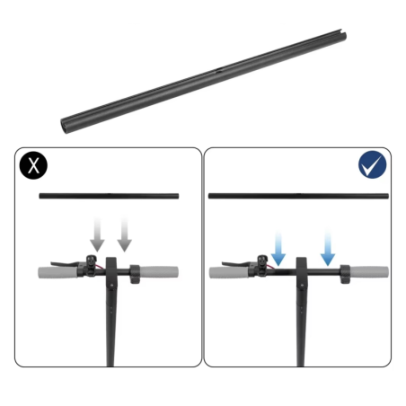 Ektetaméno timóni 52 cm gia ilektriká skoúter Xiaomi, Ninebot í parómoia.  - 2 Ektetaméno timóni 52 cm gia ilektriká skoúter Xia