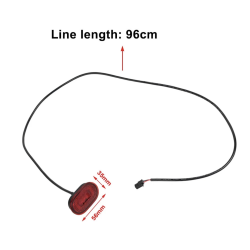 Lumină din spate pentru aripa Xiaomi Scooter 4 Ultra sau similar  - 3 Lumină din spate pentru aripa Xiaomi Scooter 4 Ultra sau s