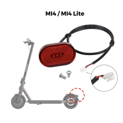 Lumină din spate pentru aripa Xiaomi Scooter Mi 4, Mi 4 Lite sau similar  - 1 Lumină din spate pentru aripa Xiaomi Scooter Mi 4,