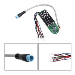 Nadzorna plošča - zaslon za Xiaomi Pro, Pro2, Essential z dvema neodvisnima kabloma za zavorno ročico  - 3 Nadzorna plošča - zas