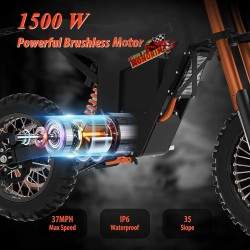 Monorim e-Moto Electric Wish007, 55 km/h, motor 1500 W, baterie 21Ah, suspensie hidraulică reglabilă Monorim - 8 Monorim e-Moto 