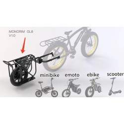Monorim GL8 - remorcă pentru portbagaj, coș de biciclete sau biciclete electrice. Monorim - 1 Monorim GL8 - remorcă pentru portb