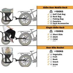 Monorim GL8 - Luggage Rack Trailer, Basket for Bike or Electric Bikes. Monorim - 2 Monorim GL8 - Luggage Rack Trailer, Basket fo