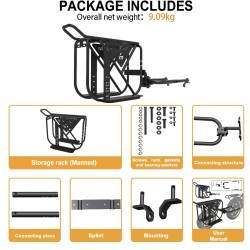 Monorim GL8 - prychip dlya bahazhnyka, koshyka dlya velosypeda abo elektrovelosypeda. Monorim - 10 Monorim GL8 - prychip dlya ba