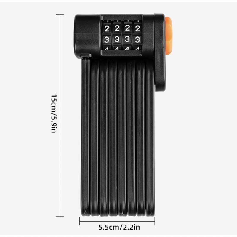 Zamok navisnyy z protyuhinnym mekhanizmom skladannya z vysokoyakisnoho materialu KROXNE - 4  