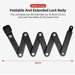 Zamok navisnyy z protyuhinnym mekhanizmom skladannya z vysokoyakisnoho materialu KROXNE - 5  