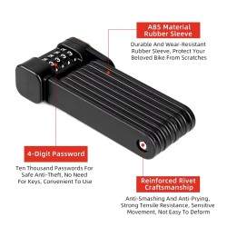 Zamok navisnyy z protyuhinnym mekhanizmom skladannya z vysokoyakisnoho materialu KROXNE - 6  