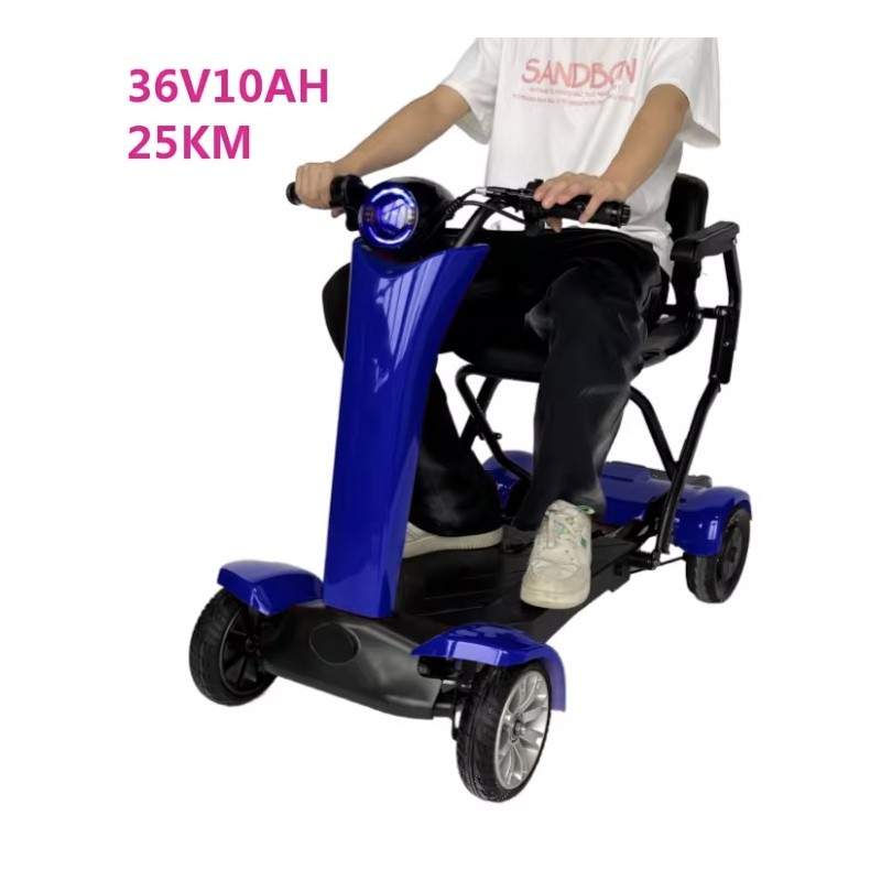 Négykerekű összecsukható elektromos roller székkel idősek számára Segway - Ninebot - 4  