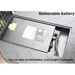 Scooter elétrica dobrável de quatro rodas com cadeira para idosos Segway - Ninebot - 8  