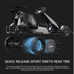 Pneus de drift para Ninebot Gokart Pro, GoKart Kit e Gokart Lamborghini - Ninebot S Max Segway - Ninebot - 5 
Compatíveis com Ni