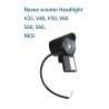 Mprostino fws gia Navee V25/V40/V50/V50i Pro/S40/S60/N65/N65i i paromoio - LED faros Navee - 3 Symvato me Navee V25, V40, V50, V