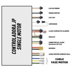 Controller pentru scuter electric cu un singur motor 60v 35a JP KROXNE - 2  