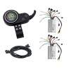Kit of two controllers with screen and trigger for Dual motor installation 48v / 52v 35A (JP) KROXNE - 3  