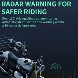 Sistema de deteção de ângulo morto à prova de água (ângulo de 130º) para scooter, bicicleta ou motociclo KROXNE - 13  