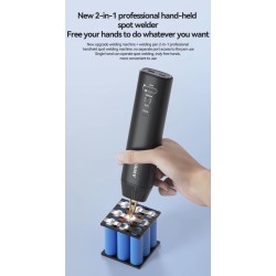Cheirós Spot Welder H1 me 11 kai H2 me 90 rythmizómenes leitourgíes gia bataríes lithíou KROXNE - 11  